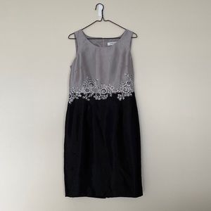 Black and Silver Dress with sequin detailing